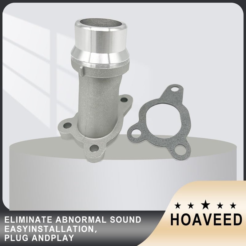 HOAVEED 11118511205 Aluminum Engine Coolant Water Pipe Connector Compatible with BMW 1 2 3 4 5 6 7 Series X1 X2 X3 X4 X5 | Compatible with MINI F55 F56 2013-2019 | Replaces Plastic OE Coolant Flange - Image 4